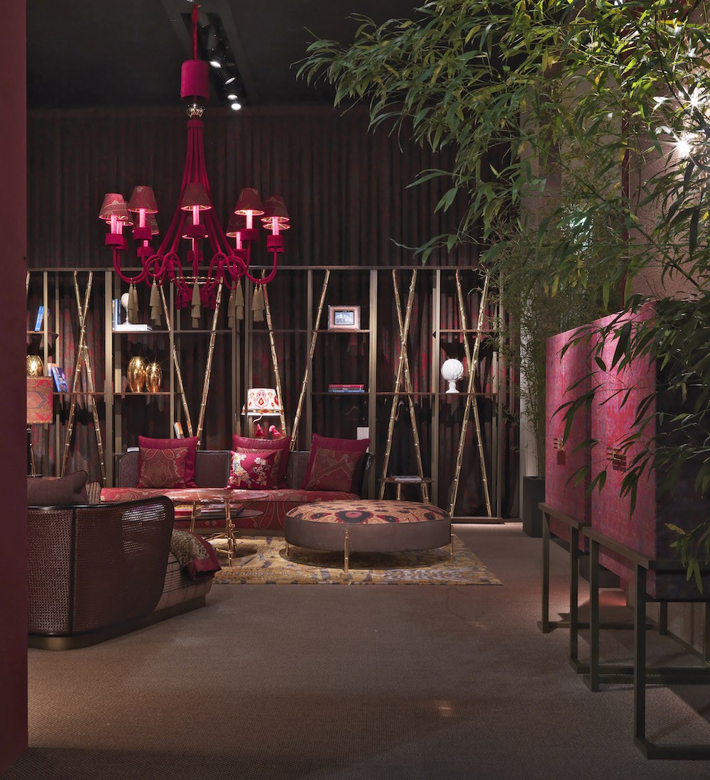 エキゾチックな異国の旅へと誘う、エトロのインテリア