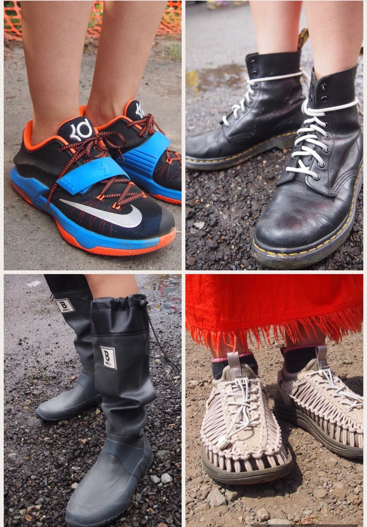 フジロックおしゃれ“実際のところ”調査 vol.1 -シューズ編-