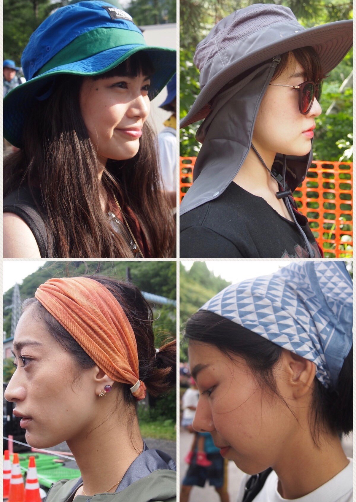 フジロックおしゃれ“実際のところ”調査 vol.2 -ハット編-