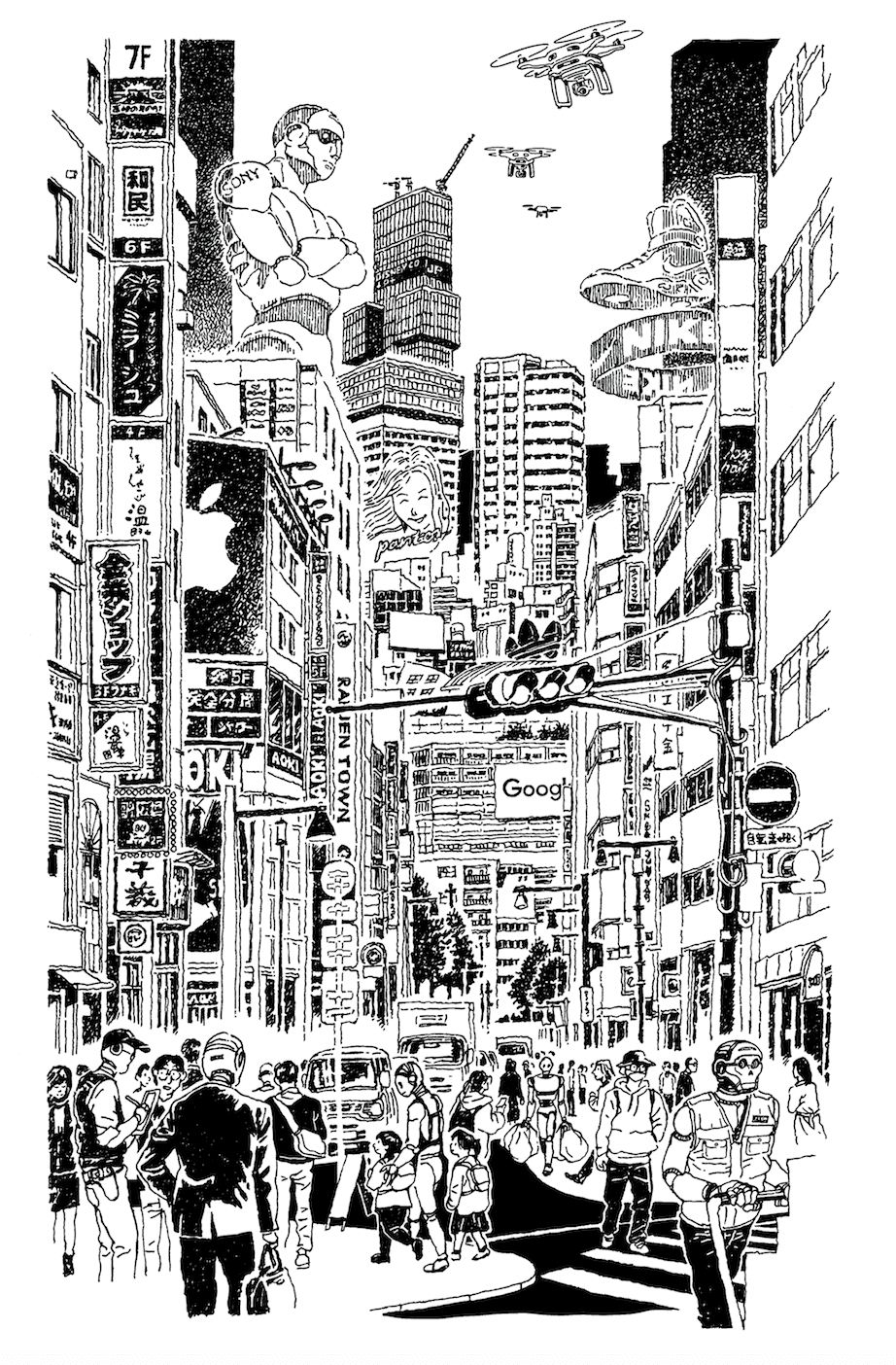 韓国のアップカミングなエリア、厚岩洞。3人の若手アーティストがいる