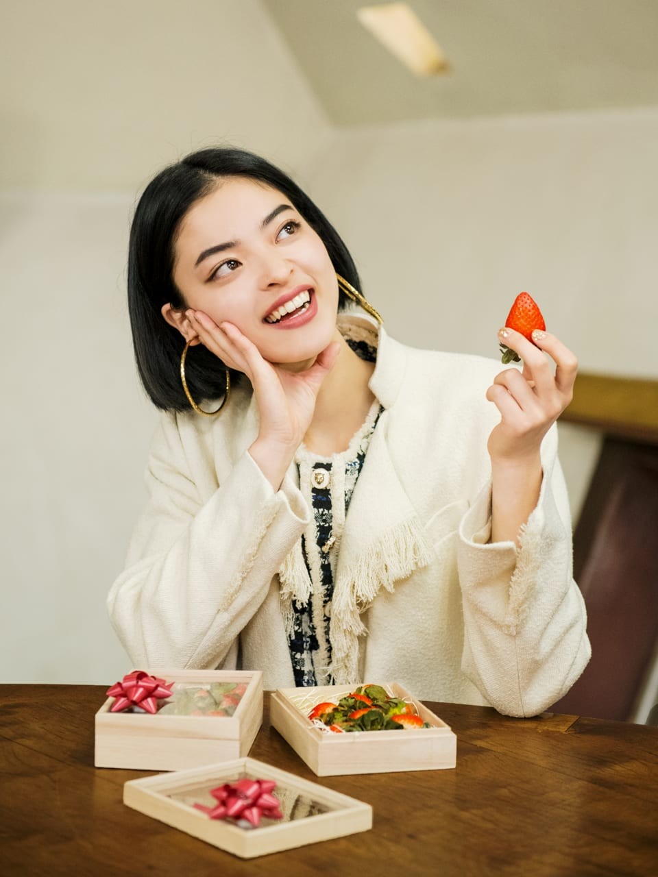 GINZA女子の1ヶ月着まわし：1/4「おばあさまから素敵なお年賀」