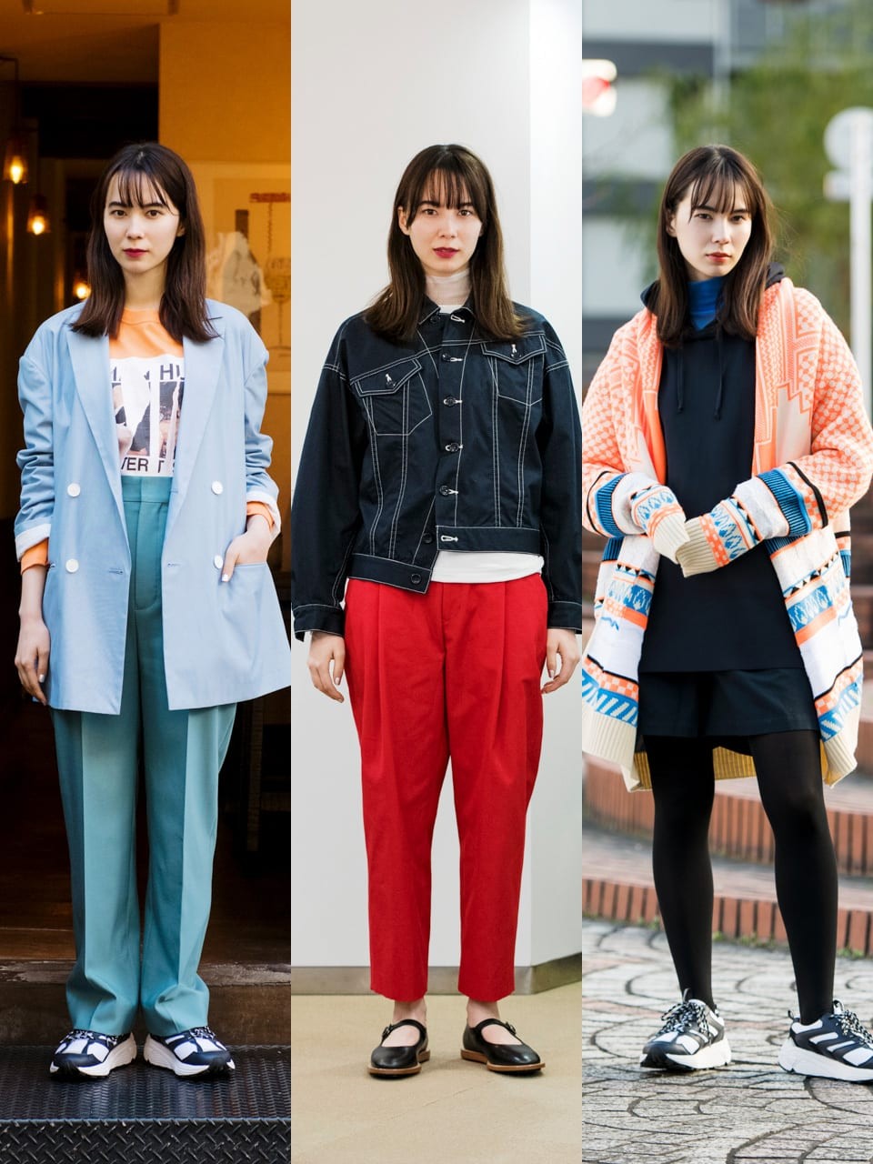 アコちゃん　着まわし１週間