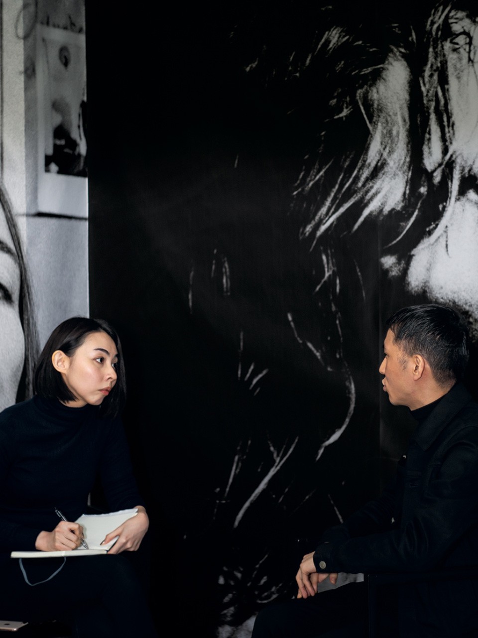 朝吹真理子と堀内太郎