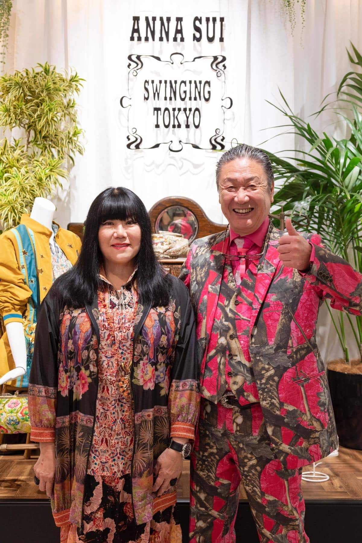 アナスイ　山本寛斎　コレボレーション　伊勢丹新宿店　カプセルコレクション　トークショー　GINZA