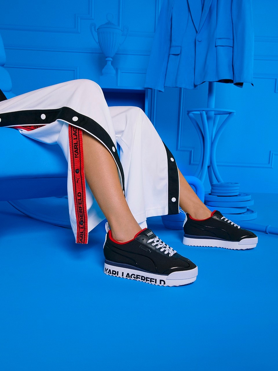 モダンラグジュアリーなプーマ x カール・ラガーフェルドコレクション