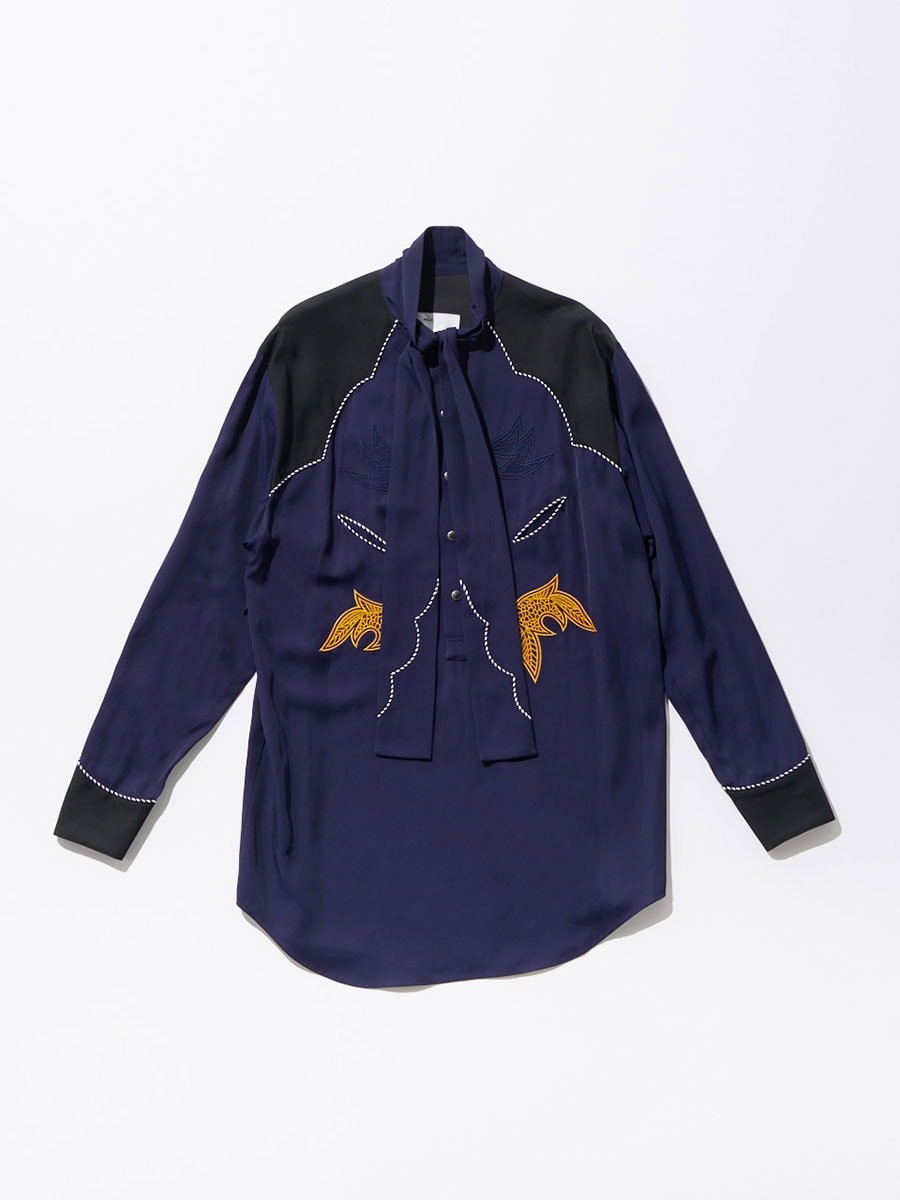 トーガのネイビーシャツ - Slide:3