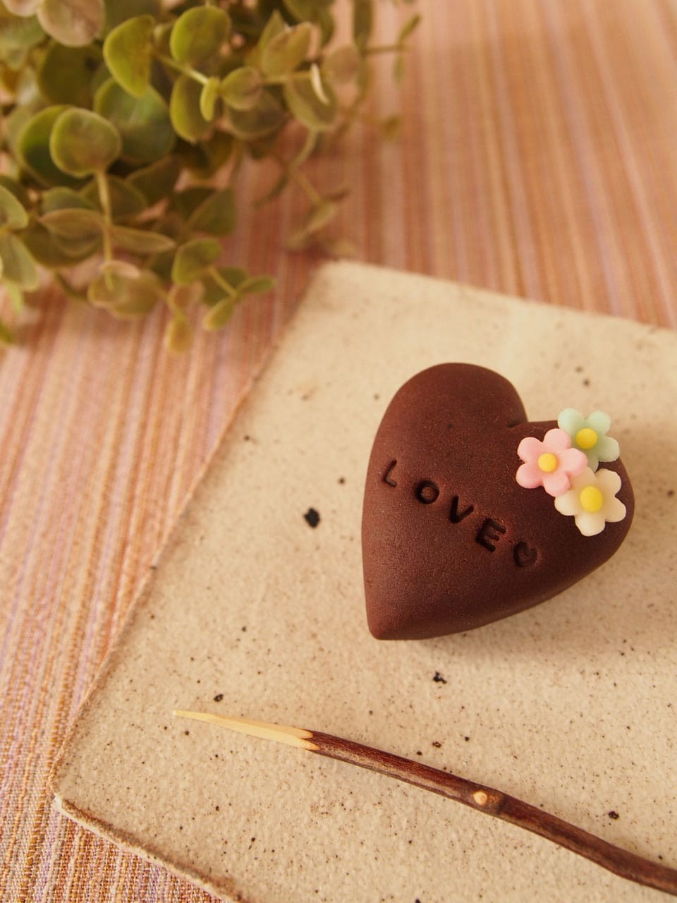 和菓子　バレンタイン　練り切り