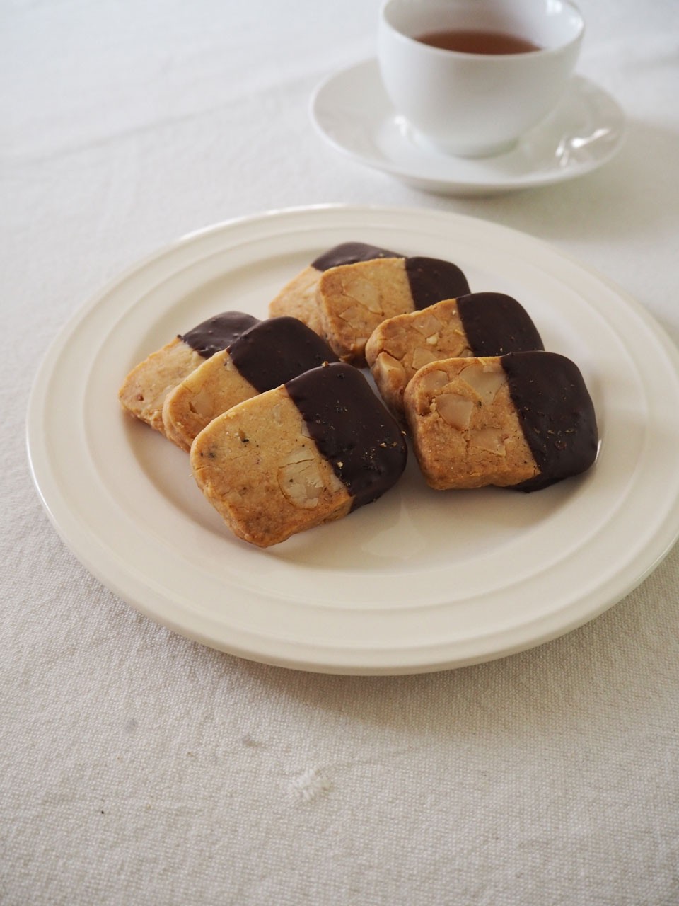 バレンタイン　クッキー　コーヒーチョコレート