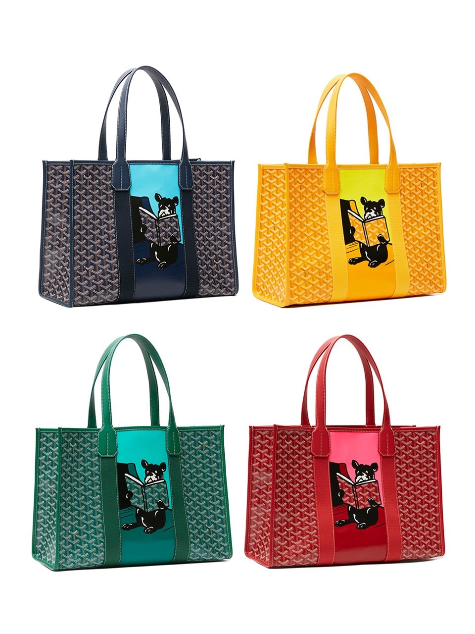 ゴヤールの新作バック“VILLETTE”。100年以上前に描かれたフレンチブルドックが蘇る