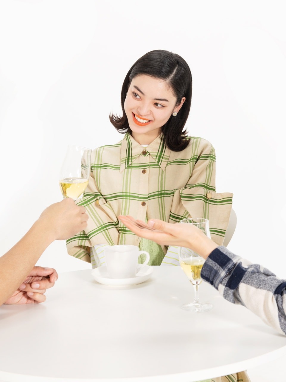 お庭でアフタヌーンティー