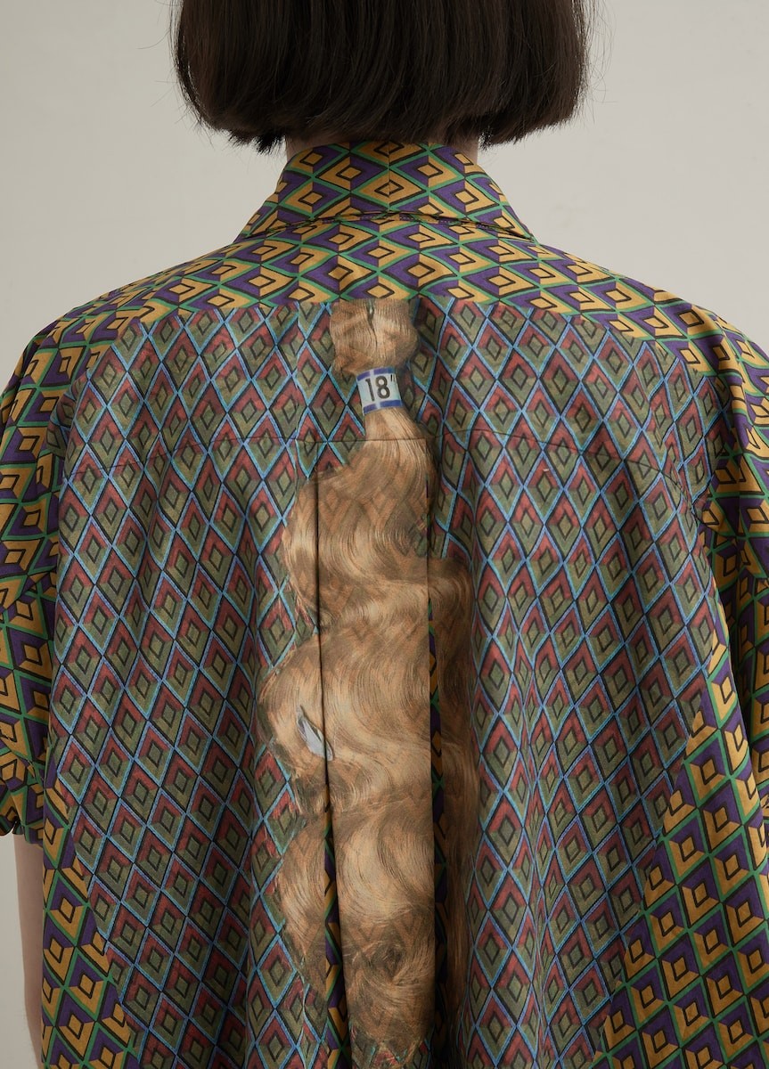 JNBYの2020春夏コレクション、ウィッグプリントブラウス - Slide:3