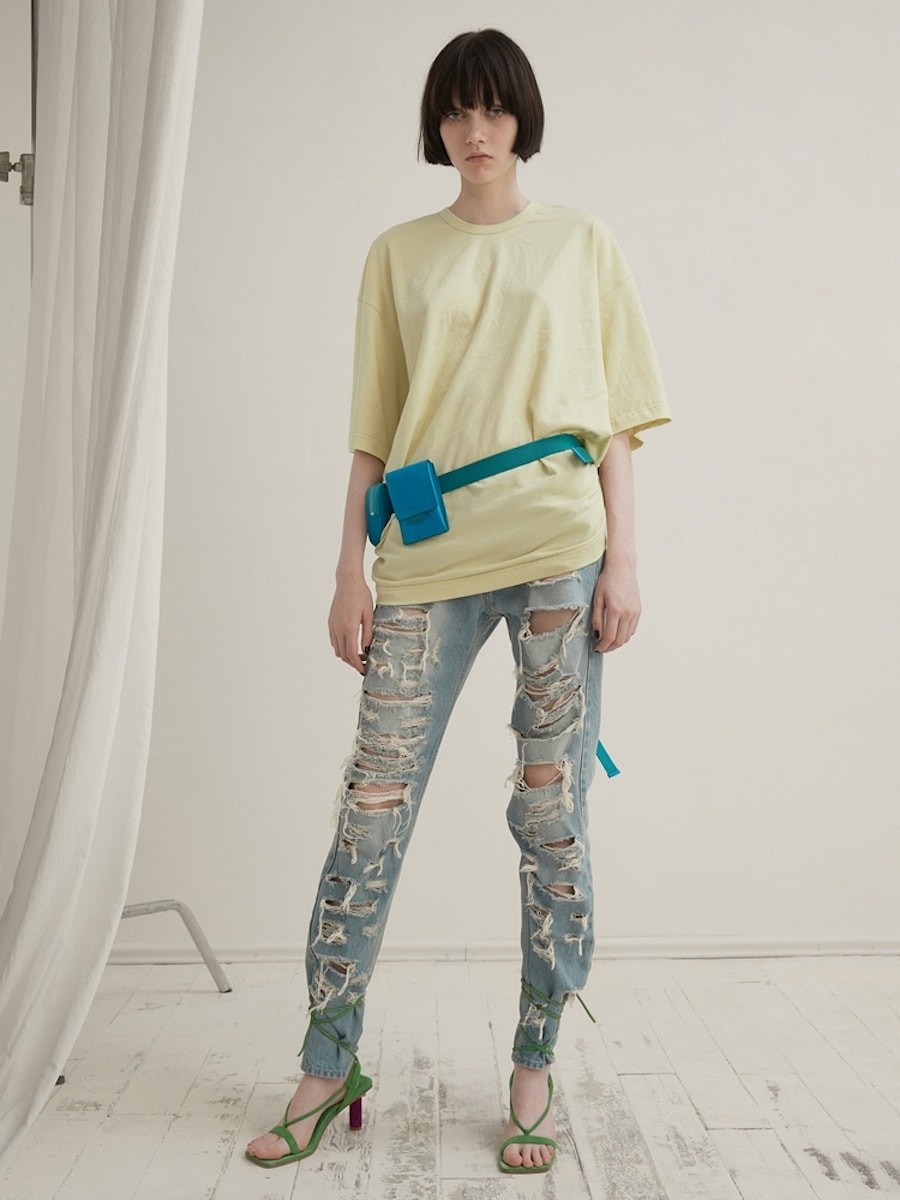 JNBYの2020春夏コレクション　ウィッグプリントカットソー - Slide:6