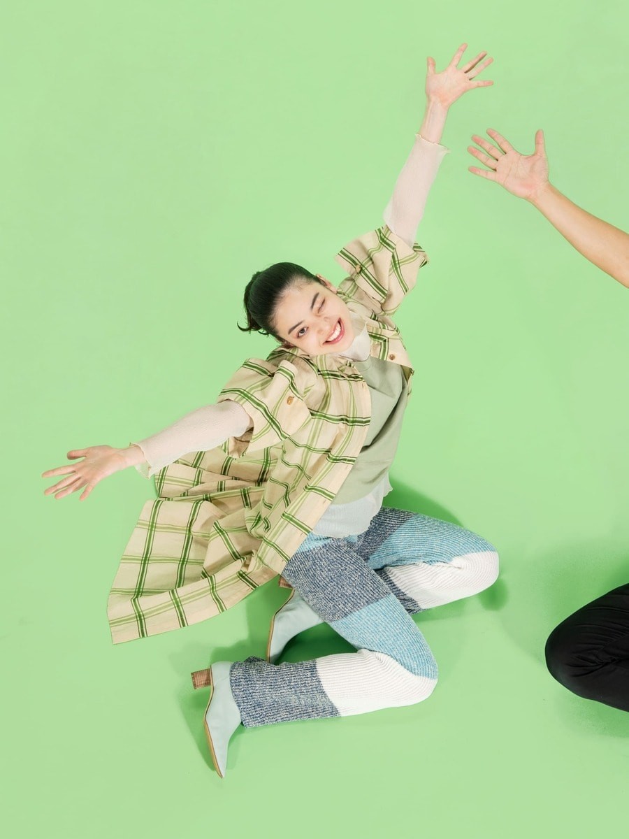 GINZA女子着回し｜桜子｜リビングでお茶会でございます