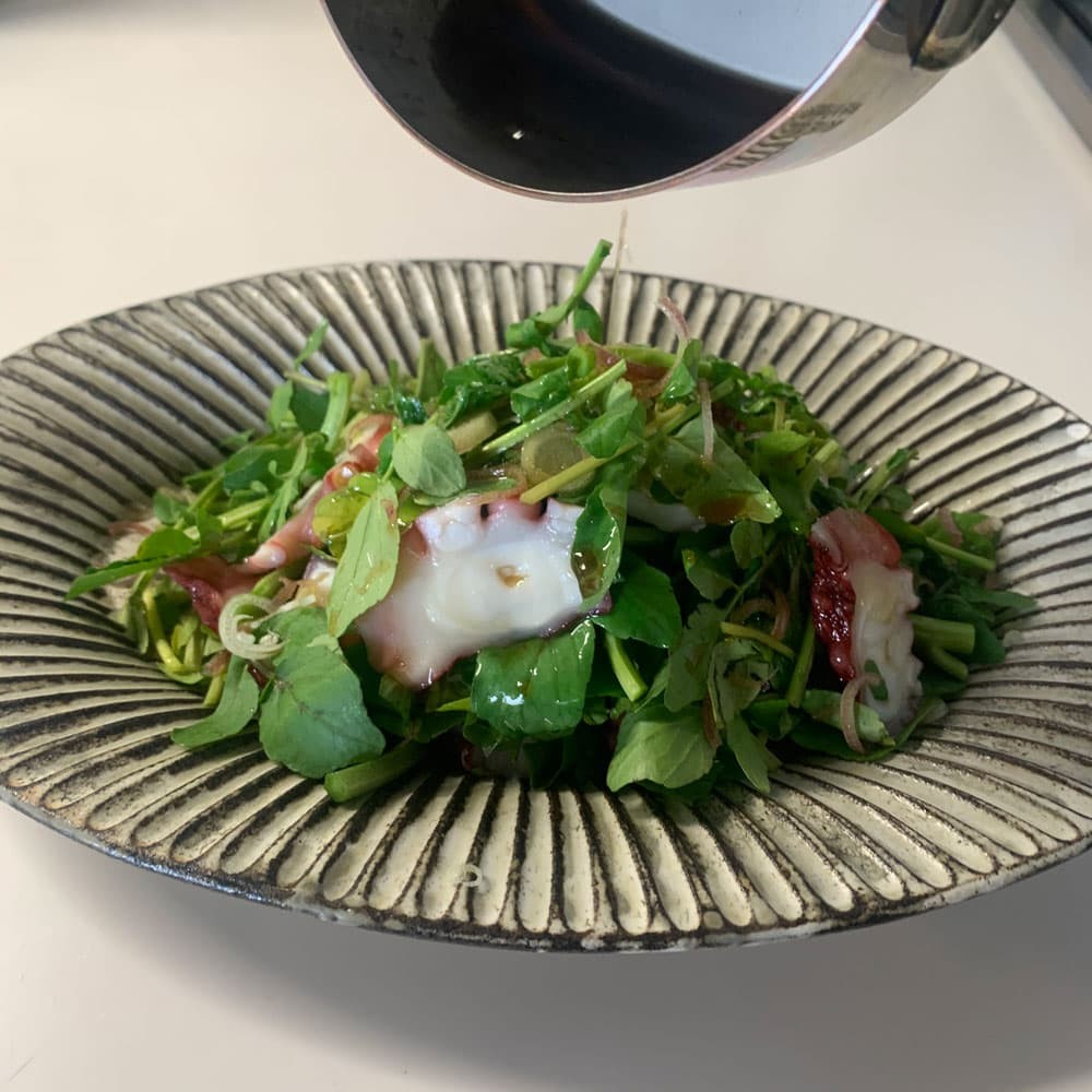 5分めし タコ　クレソン　野菜　ごま油 - Slide:6