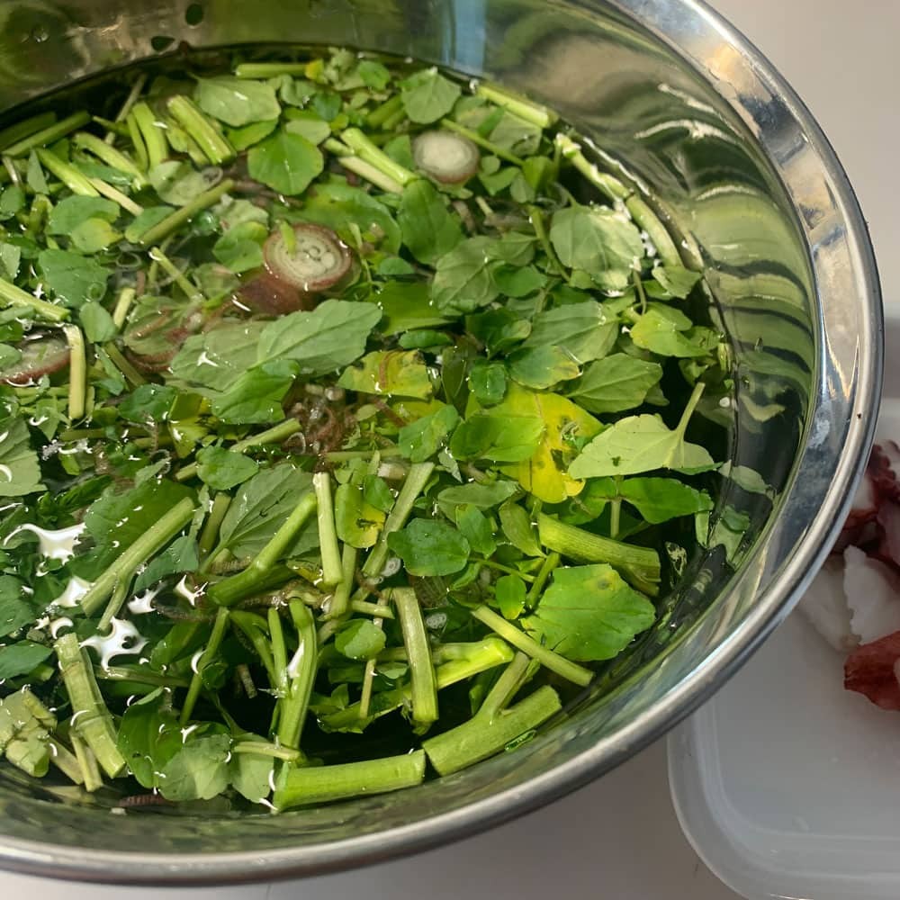 5分めし タコ　クレソン　野菜　ごま油 - Slide:3