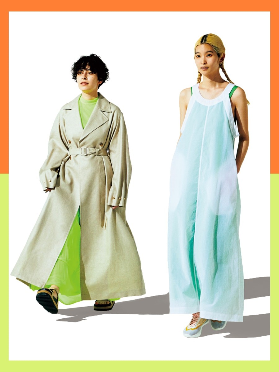 ネオンカラー　流行のアイテムのおしゃれなバランス