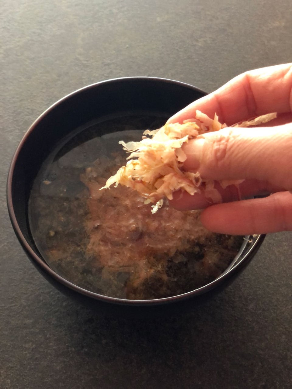 5分メシ　お味噌汁　お出汁