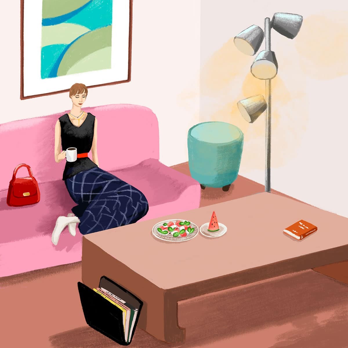 西瓜とミントのカプレーゼ 西村隆ノ介／くらちなつき「22時の冷蔵庫」vol.20