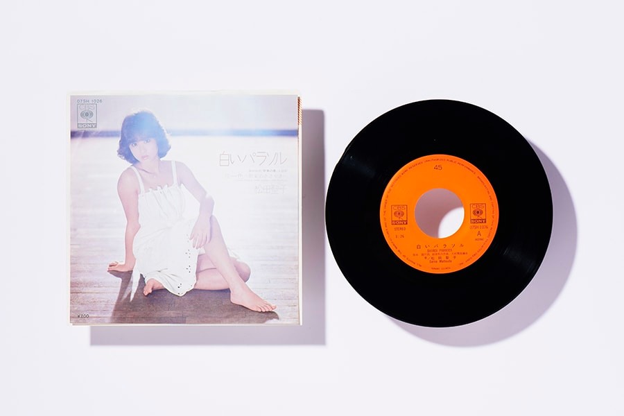 松田聖子の80年代伝説｜『白いパラソル』ジャケット - Slide:1