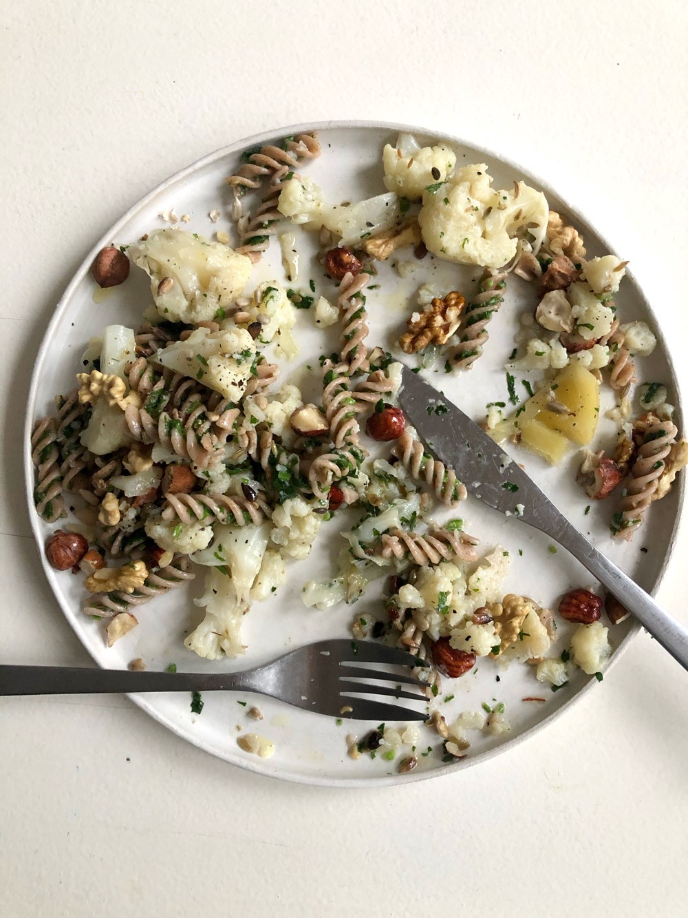 カリフラワー　パスタ