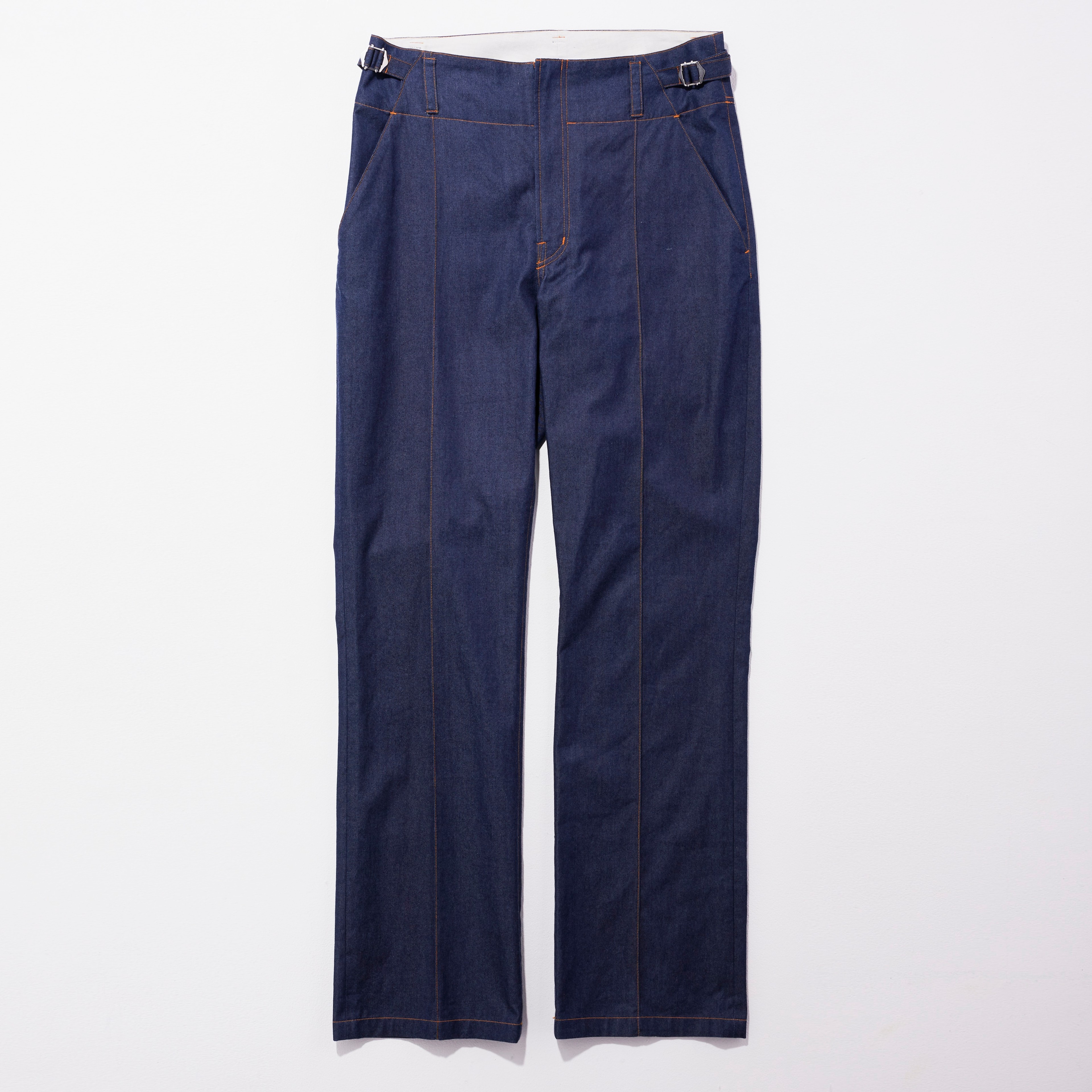 IHNN デニム　センタープレス　スーピマコットン - Slide:1