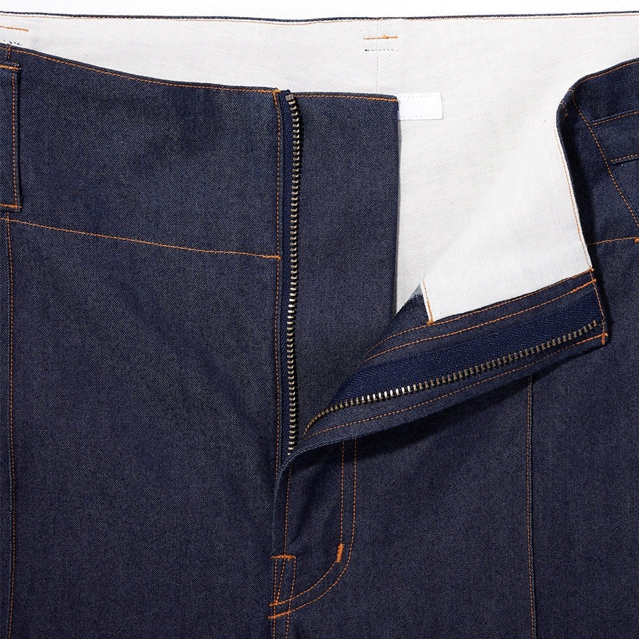 IHNN デニム　センタープレス　スーピマコットン - Slide:3