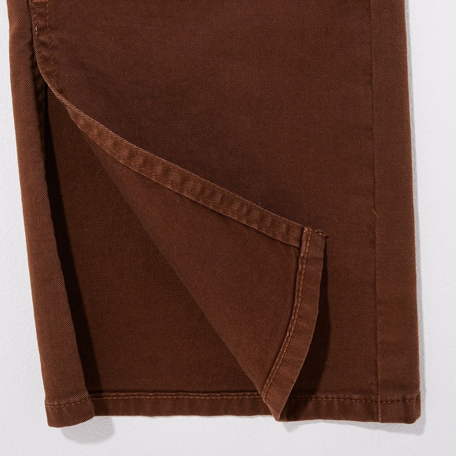 スリット　デニム　茶色 - Slide:5