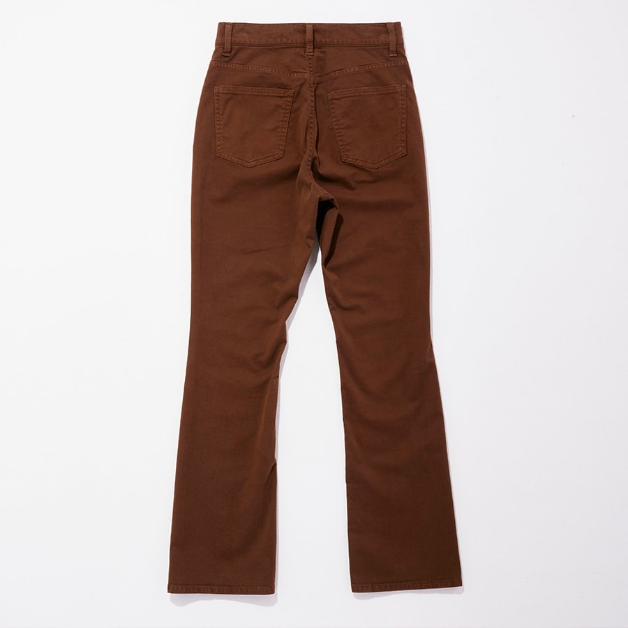 スリット　デニム　茶色 - Slide:2