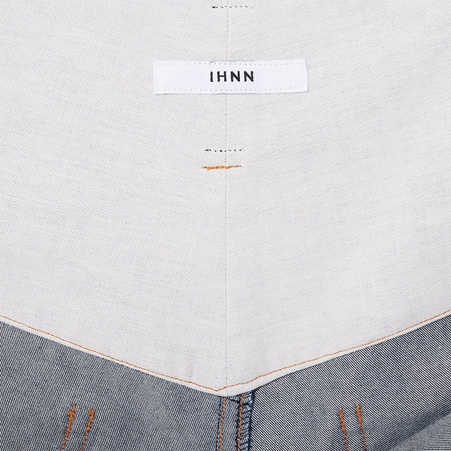 IHNN デニム　センタープレス　スーピマコットン - Slide:4