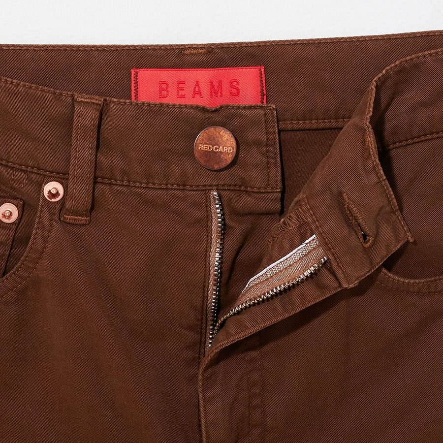 スリット　デニム　茶色 - Slide:3