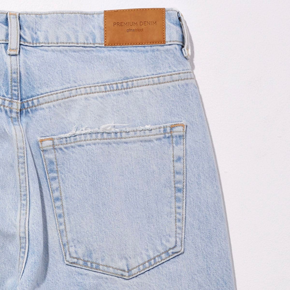 デニム　ダメージ　ジーナ トリコ - Slide:7