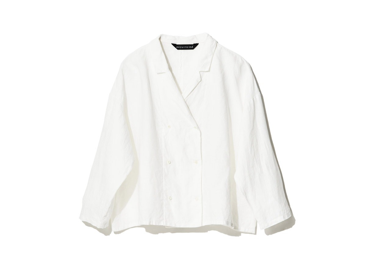 ダブルブレストショートシャツ - Slide:1