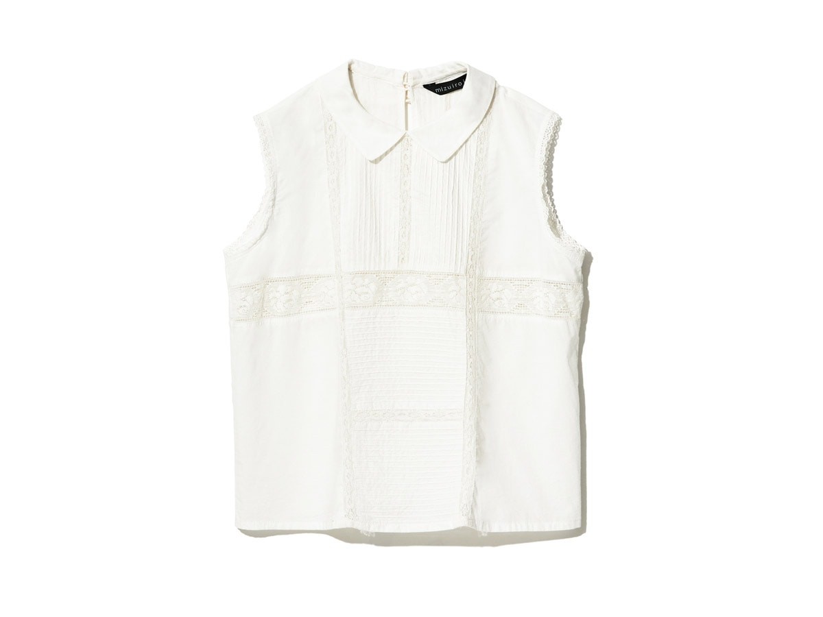 ピンタックレースブラウス - Slide:2