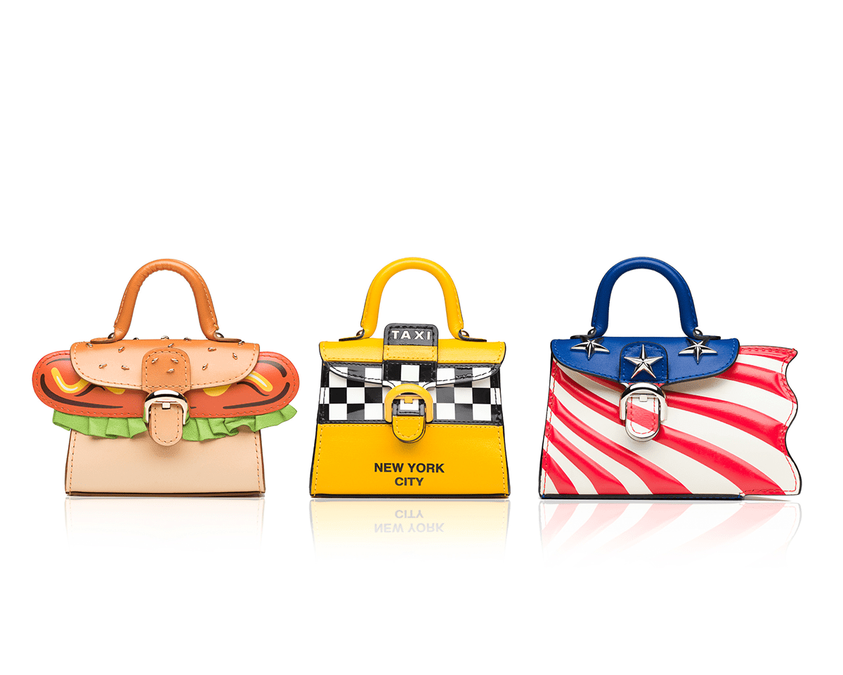 デルヴォー〉のミニチュアバッグで世界一周?!遊び心溢れるミニチャーム