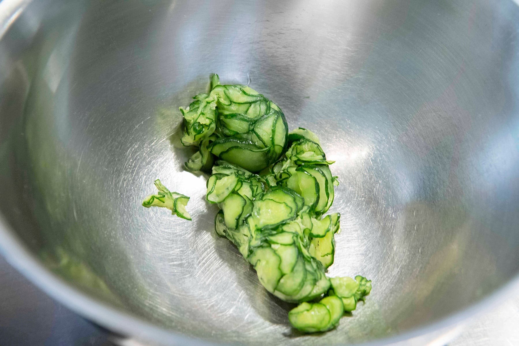 きゅうりの水気切り - Slide:2