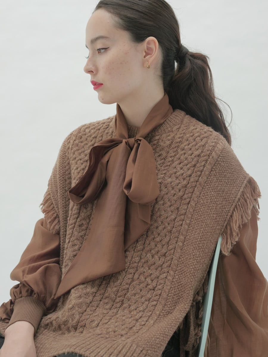 LrdR New Normal ボウタイブラウス - Slide:2