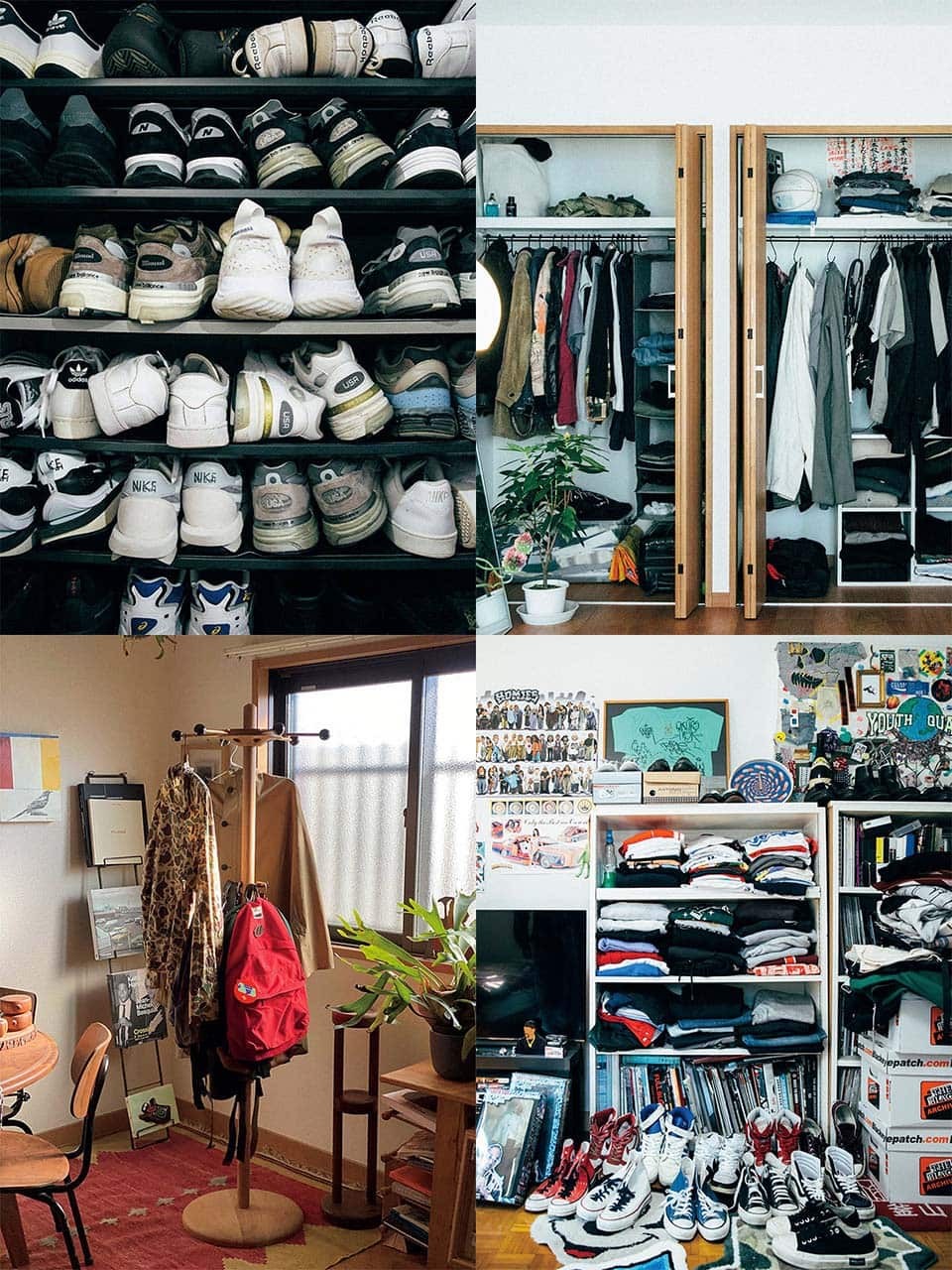 男のクローゼット探訪