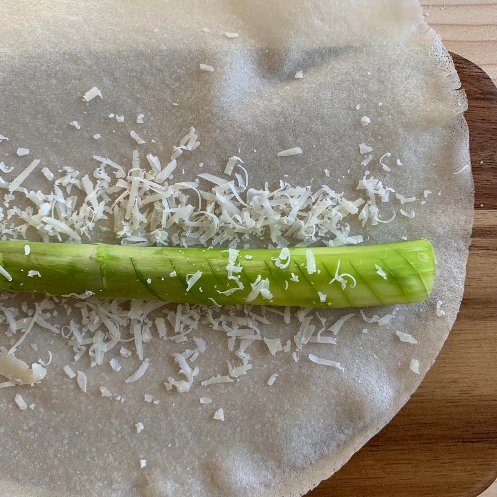 となりの5分メシ vol.69 グリーンアスパラガスとパルミジャーノの春巻き - Slide:2