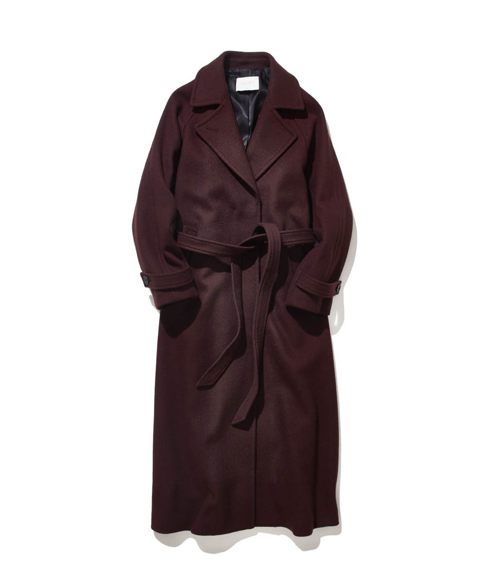 カシミアシルクトレンチコート - Slide:3