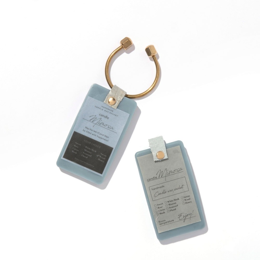 〈キャンドルミモザ〉のワックスサシェ - Slide:3