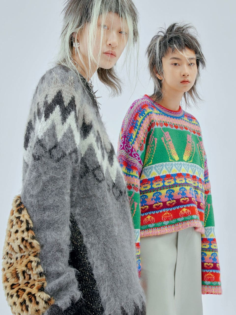 ニットとヘアスタイルの相関関係｜Mullet