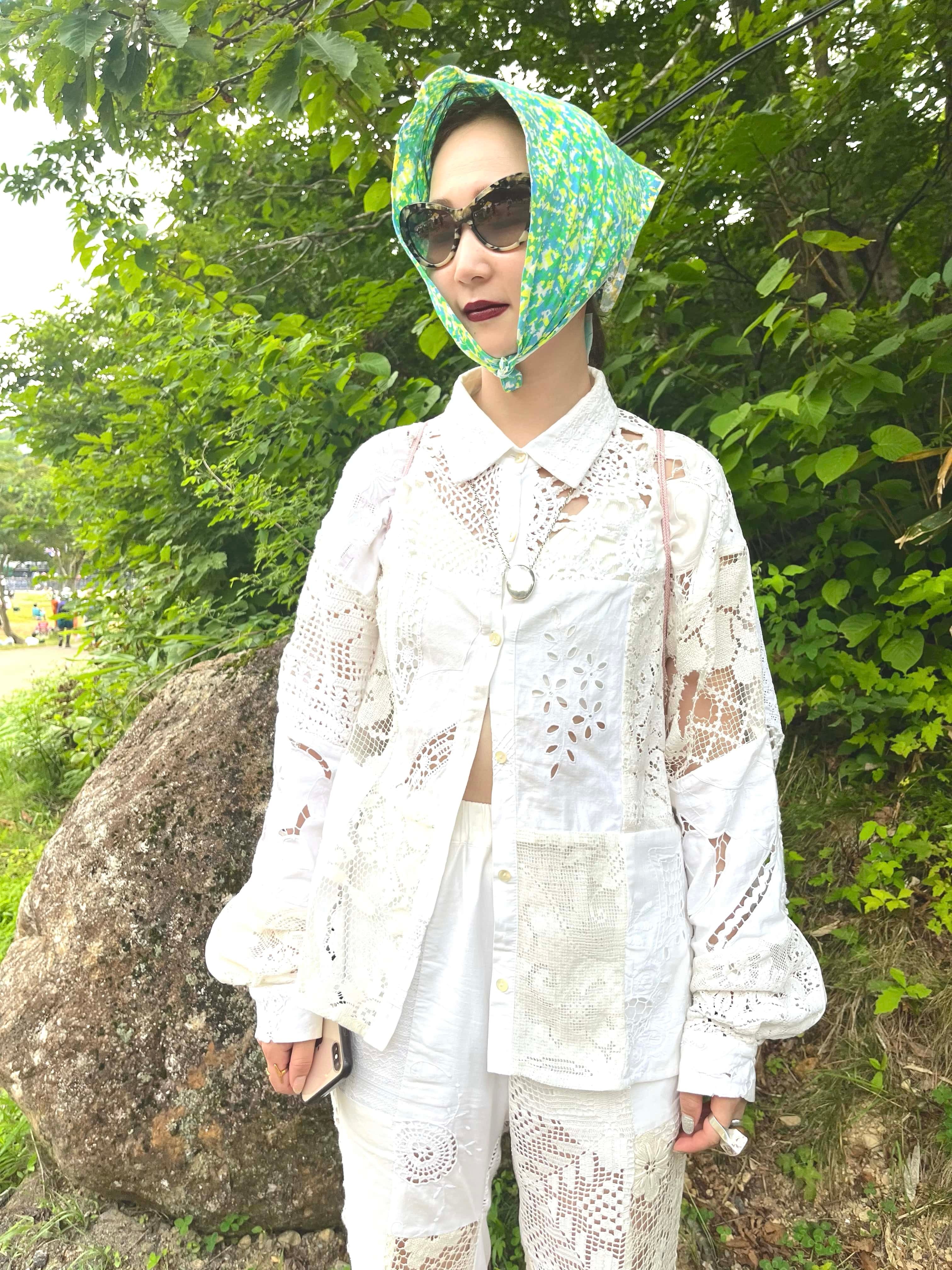 フジロック・フェスティバルでスタイルハント！ vol.2 潔くオールホワイトで - Slide:1