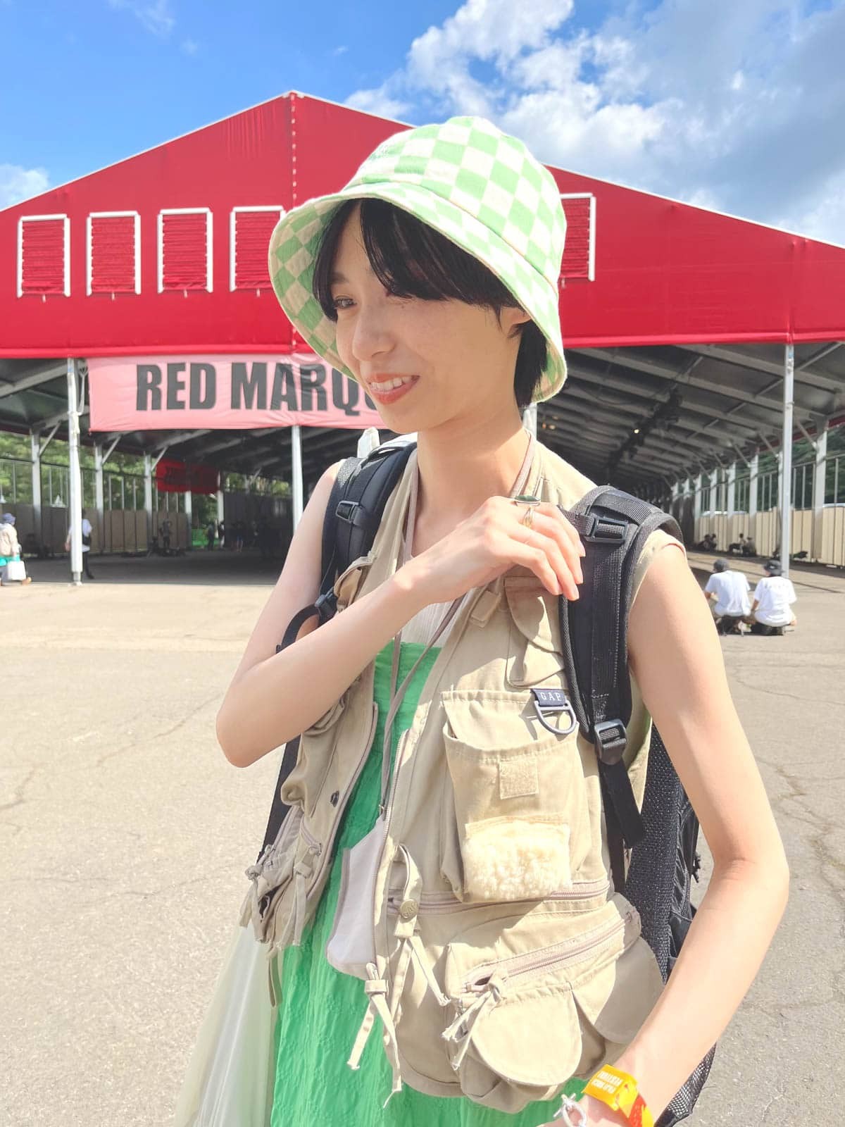 フジロック・フェスティバルでスタイルハント！vol.1 メッシュ素材＆ベストが新定番に？ - Slide:1