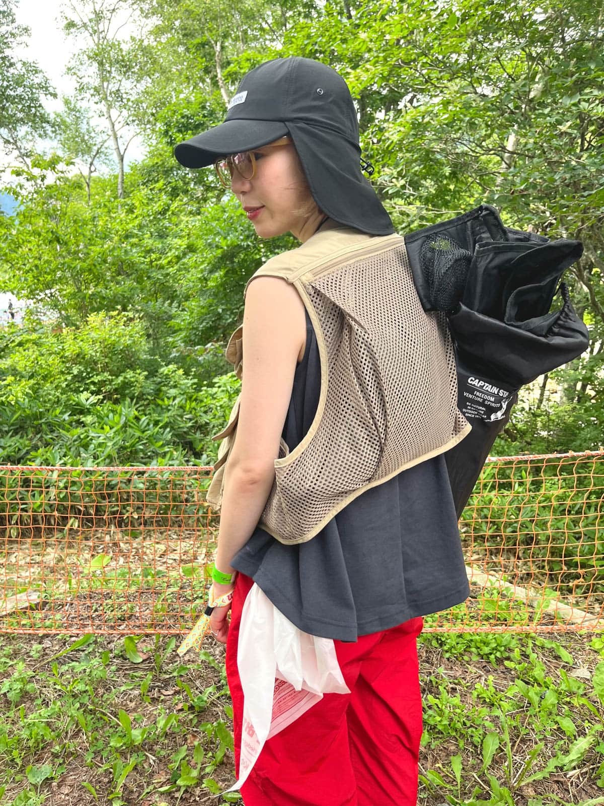 フジロック・フェスティバルでスタイルハント！vol.1 メッシュ素材＆ベストが新定番に？ - Slide:1