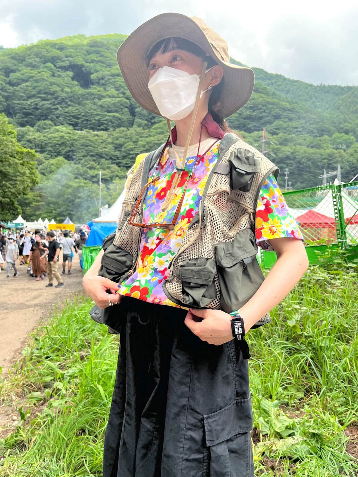 フジロック・フェスティバルでスタイルハント！vol.1 メッシュ素材＆ベストが新定番に？ - Slide:2