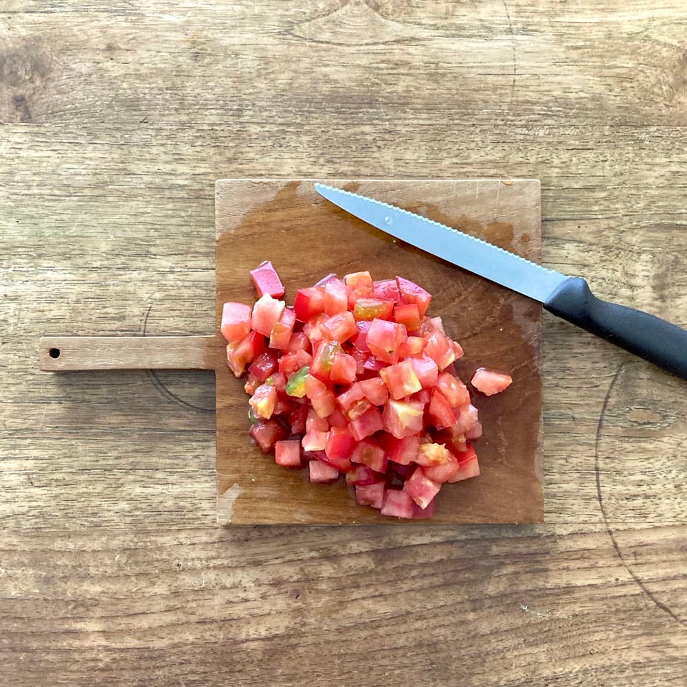 となりの5分メシ ひんやりトマトの冷製パスタ - Slide:1