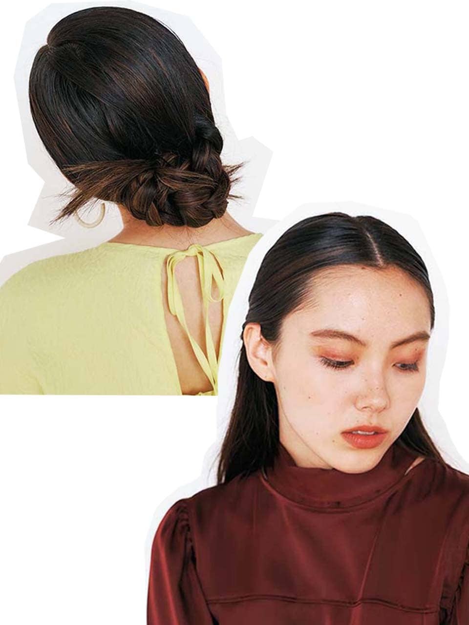 ドレスアップのための、セルフヘアメイク