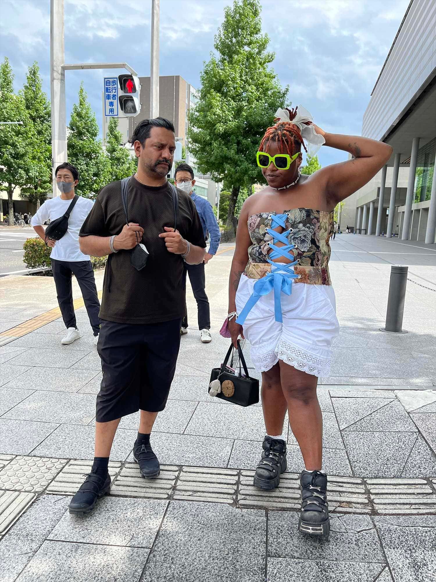 岡山芸術交流2022　プレシャス・オコヨモンの作品展示風景（事務局提供） - Slide:3