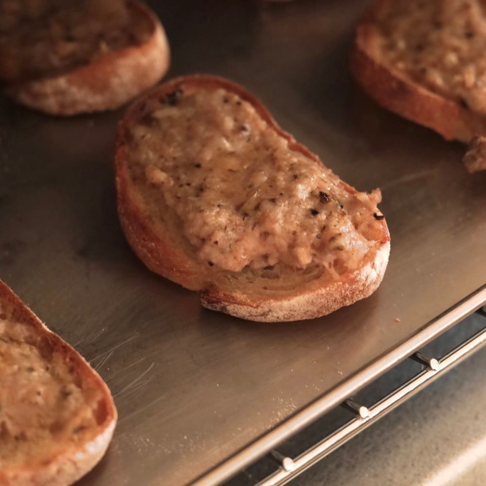 となりの5分メシ vol.88 蓮根サルシッチャのクロスティーニ - Slide:4