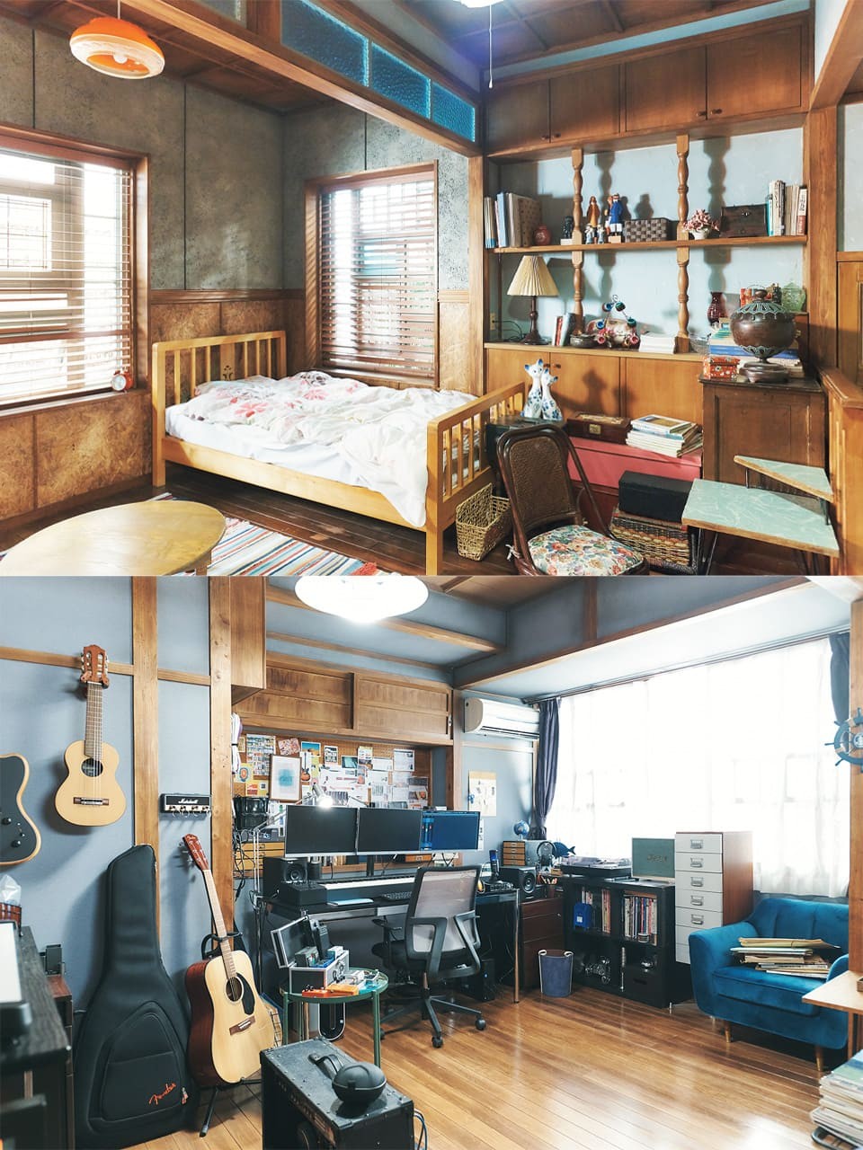 『夕暮れに、手をつなぐ』の下宿先に潜入。空豆と音が暮らす場所